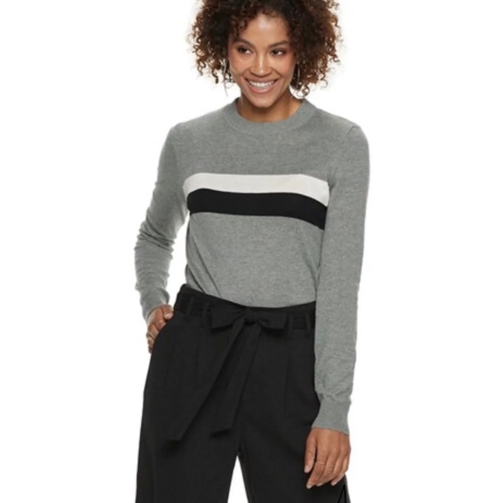 Sold out popsugar colorblock sweater